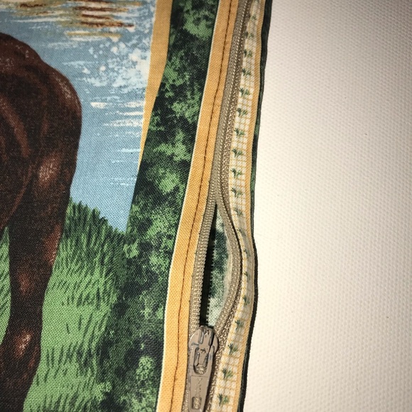 💚Set Of 2 Reversible Vintage Horse Pillow Cases💚 - Picture 4 of 7